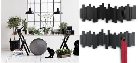 Perchero sticks color negro