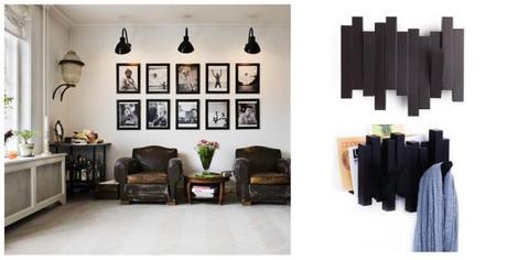 Perchero organizador de pared Sticks