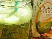 Batido verde acelgas agua coco