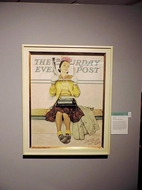 SERIES - Norman Rockwell - Visitando el museo