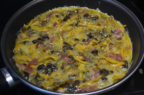 Tortilla de Camagrocs con Jamón y Cebolla