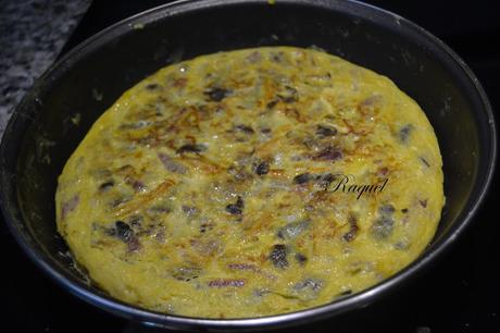 Tortilla de Camagrocs con Jamón y Cebolla