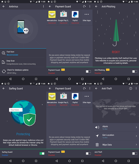 AMC Security, seguridad y optimizacion para tu smartphone