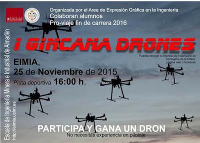 I Gincana de Drones en la EIMI Almadén