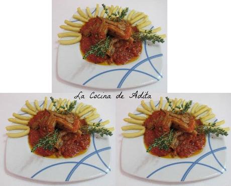 Chuletas de lechar, al orégano y tomillo