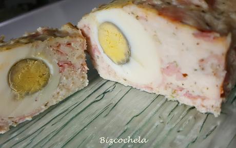 PASTEL DE POLLO Y HUEVO
