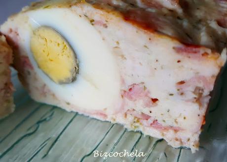 PASTEL DE POLLO Y HUEVO