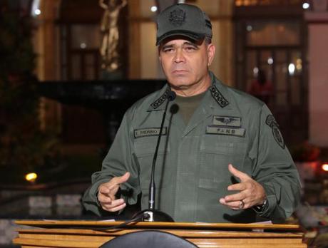 El ministro del Poder Popular para la Defensa, Vladimir Padrino López