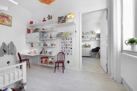 Destacar sobre el blanco. Decorando con el color Dormitorio infantil en blanco