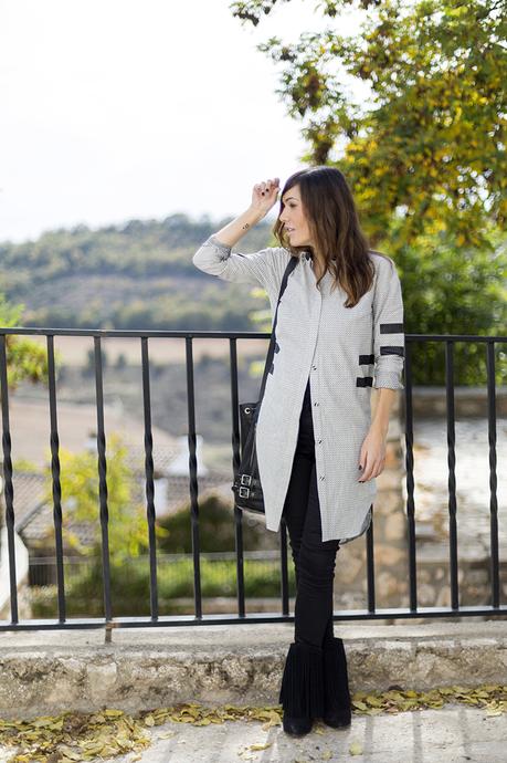STRIPE LONG SHIRT