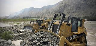 AVANZAN TRABAJOS DE DEFENSA RIBEREÑA EN RÍOS DE MALA Y CAÑETE…