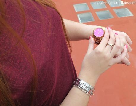 Relojes Pura Alegría Timeless Watches Imagen 4 del look con el reloj Bubblegum de Pura Alegría