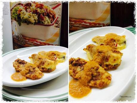 Pimientos rellenos de setas y langostinos Pimientos rellenos con setas y langostinos 3_Fotor