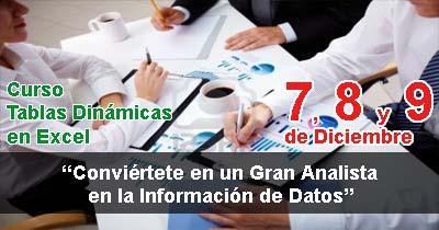 Qué Aprenderé en el Curso Tablas Dinámicas en Excel