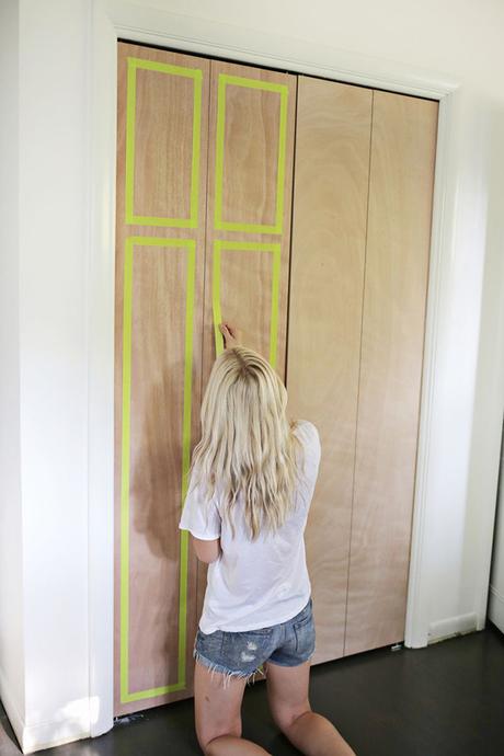 ANTES Y DESPUÉS: adiós a las aburridísimas puertas de armarios de los pisos de obra nueva!