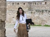 Falda flecos