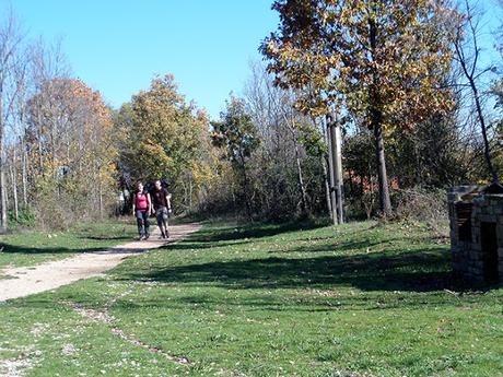 Sembrando el Camino de Santiago, desde Villabante hasta Santibañez de Valdeiglesias.