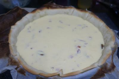 Quiché de champiñones