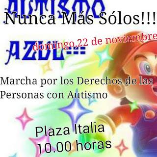 Nueva Marcha por los derechos de las personas con autismo.!!!===