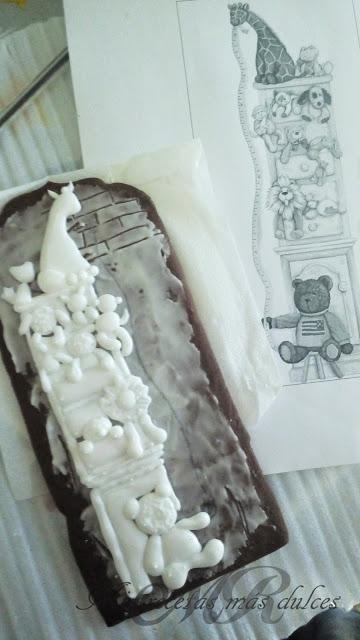 GALLETAS 2D, CAJONERA CON ANIMALES DE JUGUETE