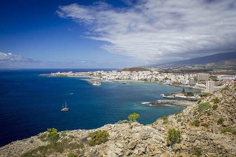 Los Cristianos (Arona) desde la Montaña de Guaza ©Jose Miguel.