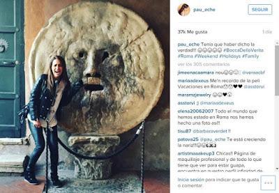 Paula Echevarría y sus 'Vacaciones en Roma' Paula Echevarría y sus 'Vacaciones en Roma'