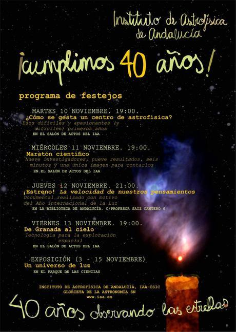 40 aniversario del Instituto de Astrofísica de Andalucía