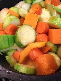 CREMA DE CALABAZA, ZANAHORIA Y CALABACÍN