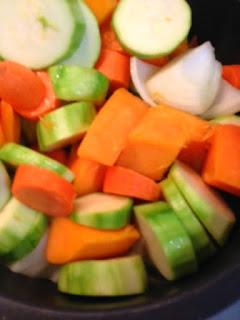 CREMA DE CALABAZA, ZANAHORIA Y CALABACÍN