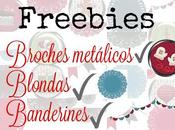Freebies: Navideño blondas, banderines broches