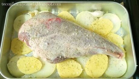 PIERNA DE CORDERO ASADA PIERNA DE CORDERO ASADA