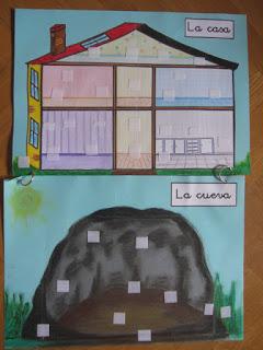 La prehistoria: casas y cuevas