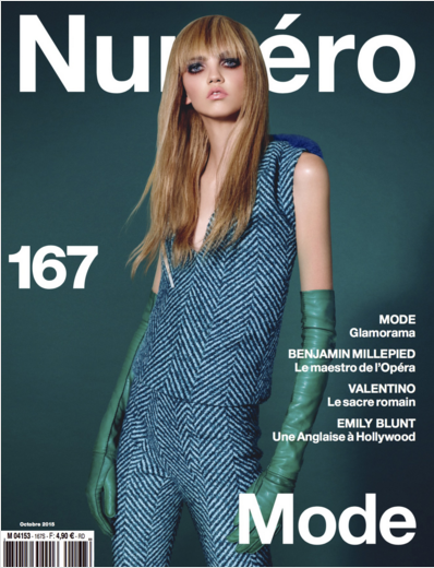 La moda florece en Numéro de octubre