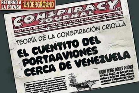 Front page portaaviones de EEUU cerca de Venezuela