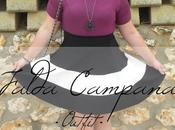 Falda Blanca Negra Look Curvy