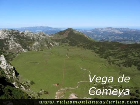 Ruta Lagos de Covadonga PR PNPE-2: Vega Comeya desde el MIrador del Príncipe