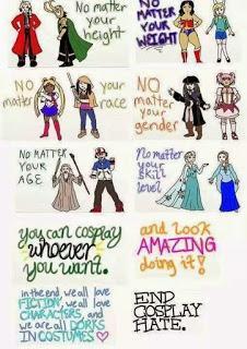 Mundo cosplay: Haters gonna hate.