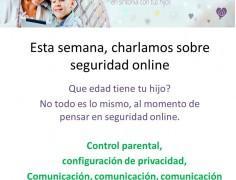 Hablar con tus hijos: siempre un buen consejo Esta semana, charlamos sobre seguridad online
