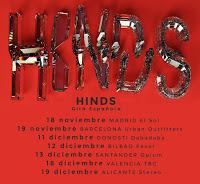 Hinds tour España