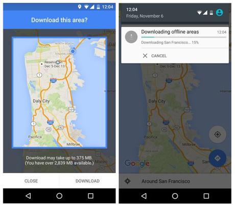 Google Maps ahora funcionará sin conexión a internet