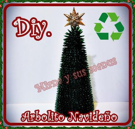 Diy. Como realizar un arbolito navideño reciclando