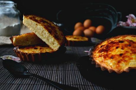 Pastel de arroz belga - Rijsttaartje