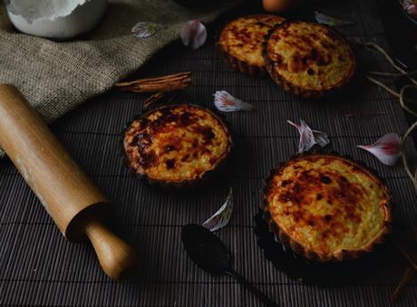 Pastel de arroz belga - Rijsttaartje