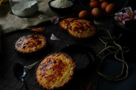 Pastel de arroz belga - Rijsttaartje
