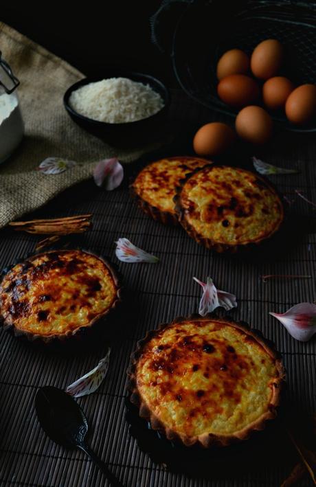 Pastel de arroz belga - Rijsttaartje