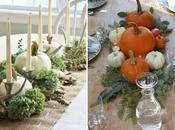 Decorar mesa otoño