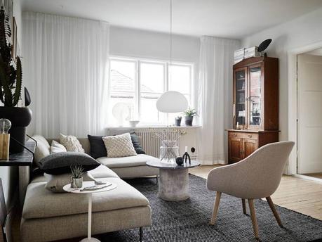 literas decoración lanas algodón chenillas textiles decoración estilo nórdico escandinavo decoración nórdica elegante decoracion monocroma decoración blanco y negro Combinando texturas decoración cemento madera deco blog decoración nórdica 