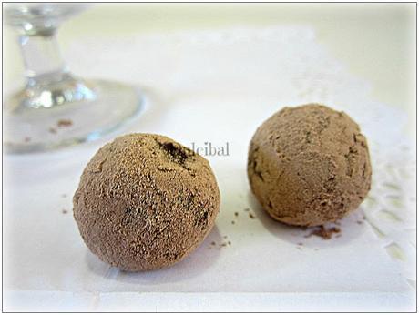 TRUFAS DE CHOCOLATE AL CAFÉ