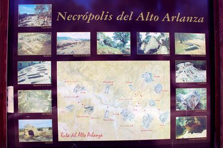 mapa necropolis del alto arlanza