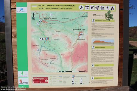 prc-bu7 tramo circular umbría del quemado mapa